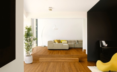 Bamboo Floors In A Living Room